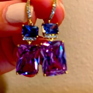 Unique  Very rare from France brand new gorgeous earrings.Crystals, must…